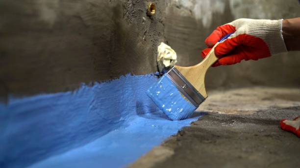 Commercial Emergency Waterproofing project at a Yoder, IN business property by SJ Waterproofing Pros